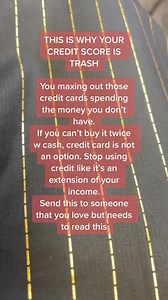 Why is your credit score so bad? #badcreditproblems #moneyproblems #debt #creditcard #creditknowledge #creditrepair #creditkarma #creditscore #financialtips #fypシ | The Financial ER