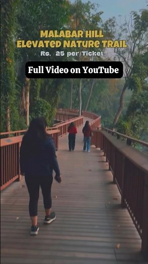 Mumbai’s Most Beautiful Walk 🌿 | Malabar Hill Elevated Walkway ✨ Hidden City Escape