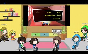 当传说之人物和坎公人物反应friskVS女仆长