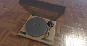 Retro Record Player | 3D Props | Unity Asset Store