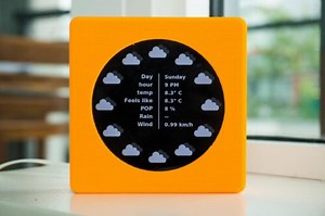 Raspberry Pi 'WeatherClock' shows you the hour's forecast - Raspberry Pi