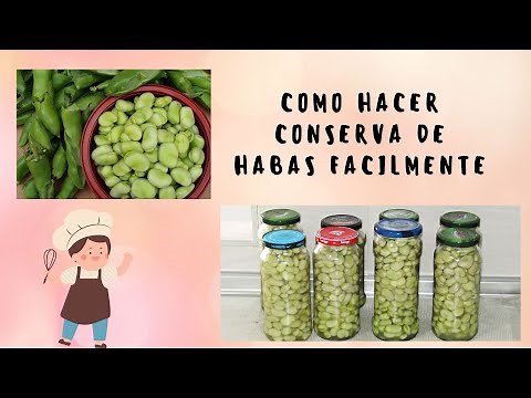 COMO HACER CONSERVA DE HABAS SUPER FÁCIL | La cocina de Isa