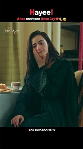 Hayee! Anas can’t see Ansa Cry ❤️‍🔥😍 #basterasaathho #shorts