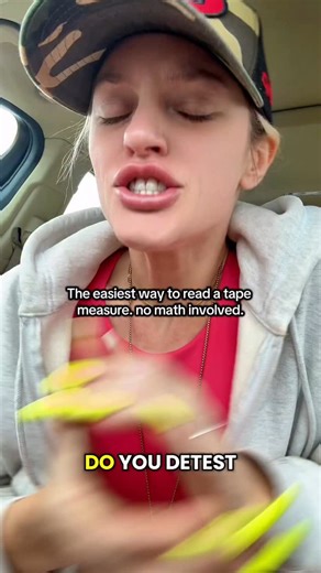 Alexandra McNamara on Instagram: "Does math scare you? If you were like me, and horrible with fractions in school, then this video is for you. Learn how to read a tape measure by simply recognizing the length, and counting up by 2. Im not kidding. It’s literally that simple. Don’t let the most common tool in the world scare you."