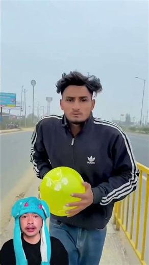 THROW ALIENS USING BALLOONS 😄 @MonishVines999 #remix #dubbing #trending