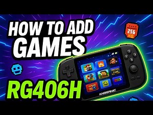 Anbernic RG406H How to add games