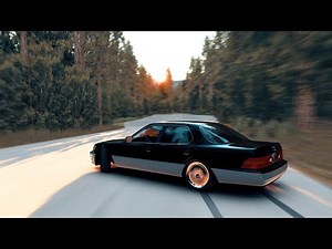 Drifting LEXUS LS400 | Okuibuki Motor Park | Assetto Corsa