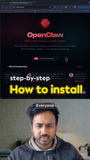Step by step guide to install clawbot on your system Let me know what do u think about this , i am very exited to test out its potential but will be doing it on another machine so that i dont end up messing too much with the personal data , haha Let me know ur thoughts in the comment section | techie_programmer