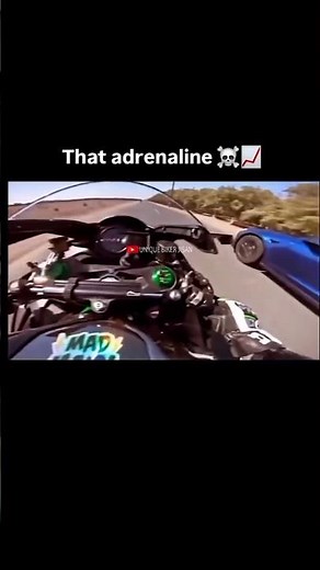 "Kawasaki Ninja H2R: Adrenaline Unleashed in Seconds!"