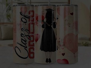 Class of 2026 Graduate Tumbler PNG, Roses & Diploma (digital Download) - Etsy