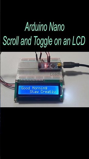 Learn how to Scroll & control an LCD i2c display