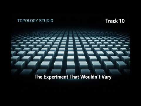 🎶 The Experiment That Wouldn’t Vary — Track 10 of the "Topology Studio" Opera