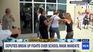 A fight breaks out during live news coverage in Florida over mask mandates. All while the state brings in 14 portable morgues as cases surge. Leyla Santiago has the latest | Morning Express with Robin Meade