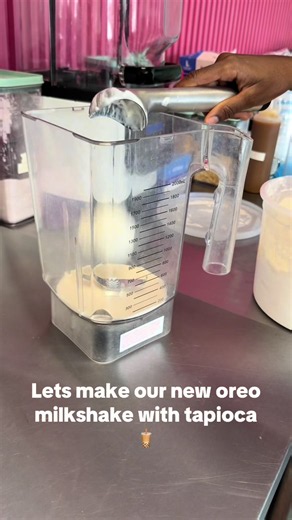 Oreo Milkshake with Tapioca Recipe
