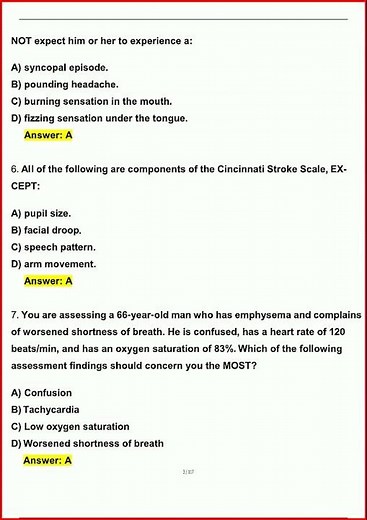 #learnexams Emt Final Exam Test Questions Part 1 Latest Actual Questions video