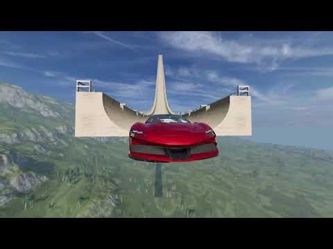 Giant Ramp Crash Test: Which Car Flew the Farthest?