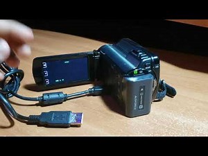 Sony Handycam HDR XR-150 Wire Connections