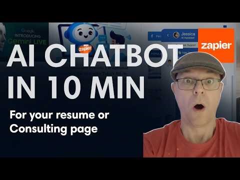 No Code AI Chatbot Tutorial: Zapier + Google Sites Step-by-Step
