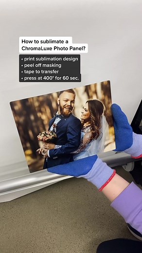 ChromaLuxe Photo Panels are available in different sizes & finishes at jpplus.com! #chromaluxe #sublimationprinting #howto #tiptok