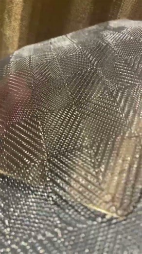 Rectangular pattern stainless steel metal woven mesh laminated glass material #wiremesh