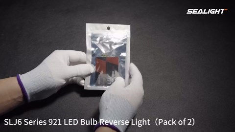 SEALIGHT 912 921 LED Bulb for Reverse Lights, T15 LED Reverse Light Bulb Super Bright Canbus Error Free, 906 904 916 W16W Replacement 921 Bulbs 3020SMD with 360° HD Projector, 6000K White, Pack of 2