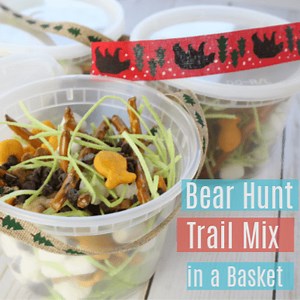 Bear Hunt Trail Mix & DIY Basket