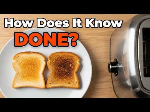 Why does a toaster know when the bread is done?