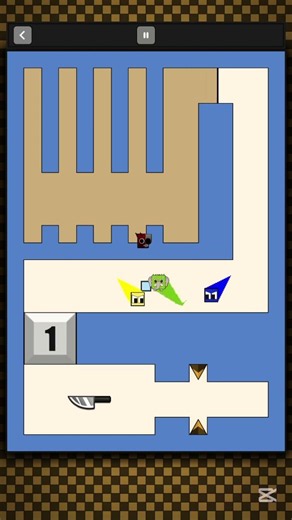 🟥🟦🟩🟨 4 Squares Race Through the Impossible Maze! 🏁 #shorts