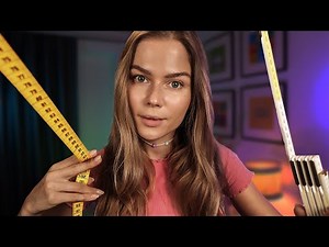 ASMR Measuring You All Over (face & Body) 360° Sounds