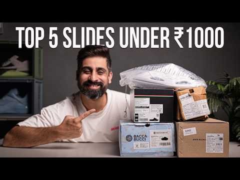 TOP 5 SLIDES UNDER ₹1000 (RED TAPE, REEBOK, BACCA BUCCI, LOTTO, NEEMAN’S) | INDIA