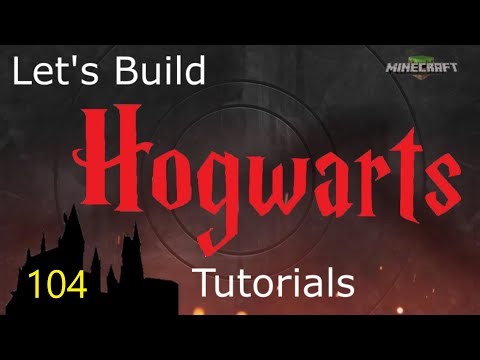 Lets Build Hogwarts in Minecraft Tutorials Part 104. Long Gallery 2nd Floor