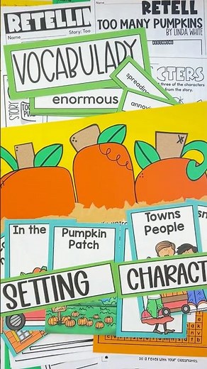Too Many Pumpkins Reading Comprehension Read Aloud Book Companion