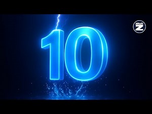 Electric Countdown 10 to 1 | Lightning FX + Epic Voice ⚡