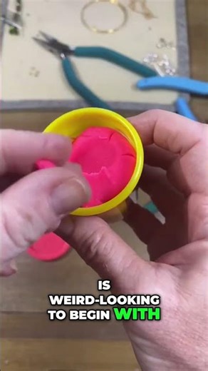 Easy Jewelry Play Doh Trick for Memory Wire Ends!