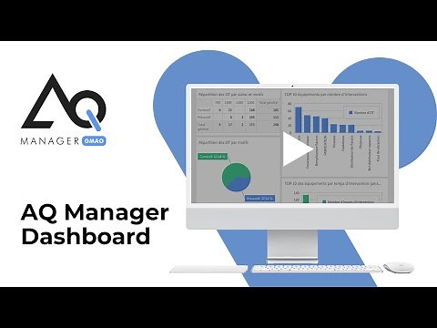 CMMS - Track your indicators and activity with our AQ Manager Dashboard module!