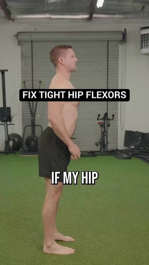 Here’s a quick 5-minute hip flexor fix ✅ The purpose of the first drill is to create length through the hip flexors. This is a nice stretch you can modify to meet your needs. If you have less hip mobility, put the roller further down your butt. If you want more stretch, move it further up. But make sure your low back stays neutral. The purpose of the second exercise is to increase the amount of genuine hip extension you have (which tight hip flexors limit as they pull your pelvis forward into hi
