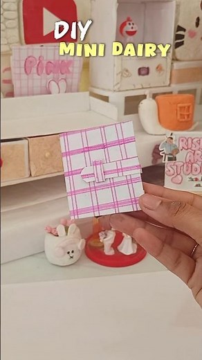 Diy mini Dairy making at home✨️#bestoutofwaste #shorts #viral #youtubeshorts #diy #craft #fyp #dairy