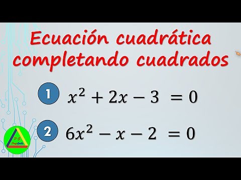 Ecuación cuadrática por completación de cuadrados - Ecuación cuadrática completando cuadrados