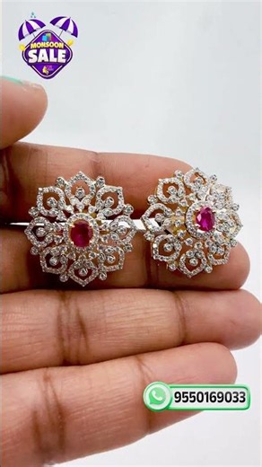 Diamond Look Silver Pendants | Two Color Designer Pendants for Jewellery Making