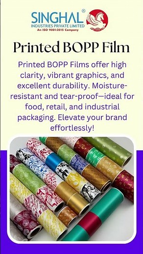 Enhance Product Appeal with High-Quality Printed BOPP Films for Smart Packaging Solutions