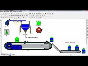PRACTICA 13 PROGRAMACIÓN DE PLC DE SISTEMA AUTOMÁTICO DE LLENADO DE BOTELLA EN BANDAS TRANSPORTADORA