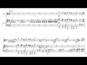 Wedding March - Mendelssohn - Viola and Piano // Sheet Music - Score