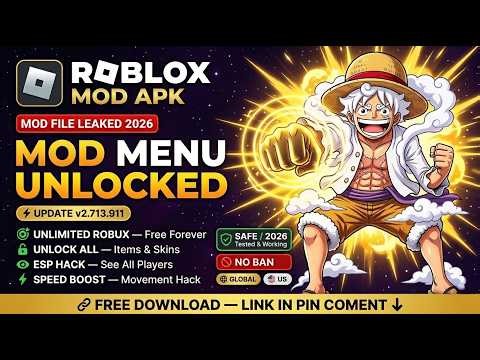 How To Get UNLIMITED ROBUX With ROBLOX MOD MENU APK V2.713.912 ANDROID & IOS | NEW UPDATE 2026?