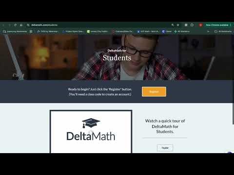 Delta Math Summer Project Class Registration