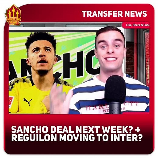 The United Stand on Instagram: "Saturday's with @sander.segers⠀ - SANCHO DEAL NEXT WEEK? ⠀ - Reguilon Off To Inter? ⠀ - Updates On Dalot!⠀ ⠀ Watch Now Live On YouTube!⠀ ⠀ ⠀ #MUFC #ManchesterUnited #TheUnitedStand #Reguilon #Sancho #United #Reguilon #Transfer #DeadlineDay #Manchester #News #Football #PL #Manutd #England #Transfers #reddevils #GGMU #PremierLeague #oldtrafford"