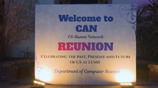 Watch the highlights from the Computer Science Alumni Network (CAN) reunion at LUMS, held on Saturday, December 20, 2025. Alumni and faculty came together to celebrate the strong connections that unite the CS community. The evening reflected the spirit of innovation, growth, and engagement that defines the Department of Computer Science at LUMS. | LUMS