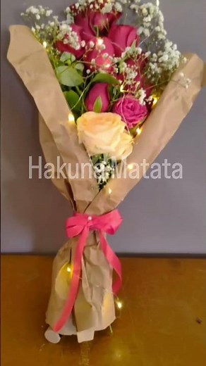 Creative Flower Arrangement Activity for Kids 🌸 | Fun & Easy DIY Craft | Hakuna Matata Shorts #yt