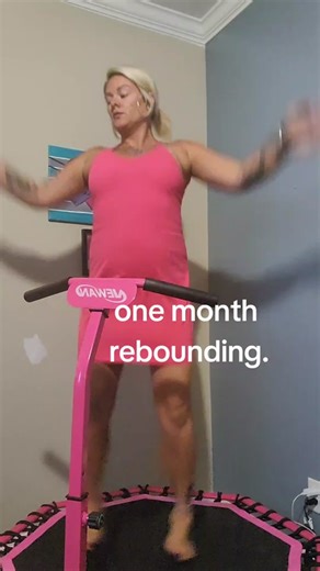 One Month Rebounding Workout Progress