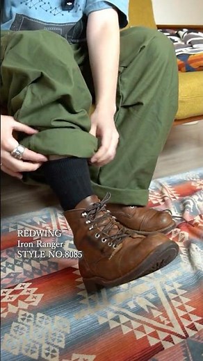 A video showing how the Red Wing Iron Ranger pairs so well with American casual outfits that you'...