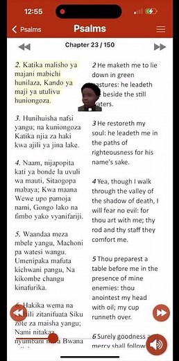 Swahili & English Bible Offline + Audio